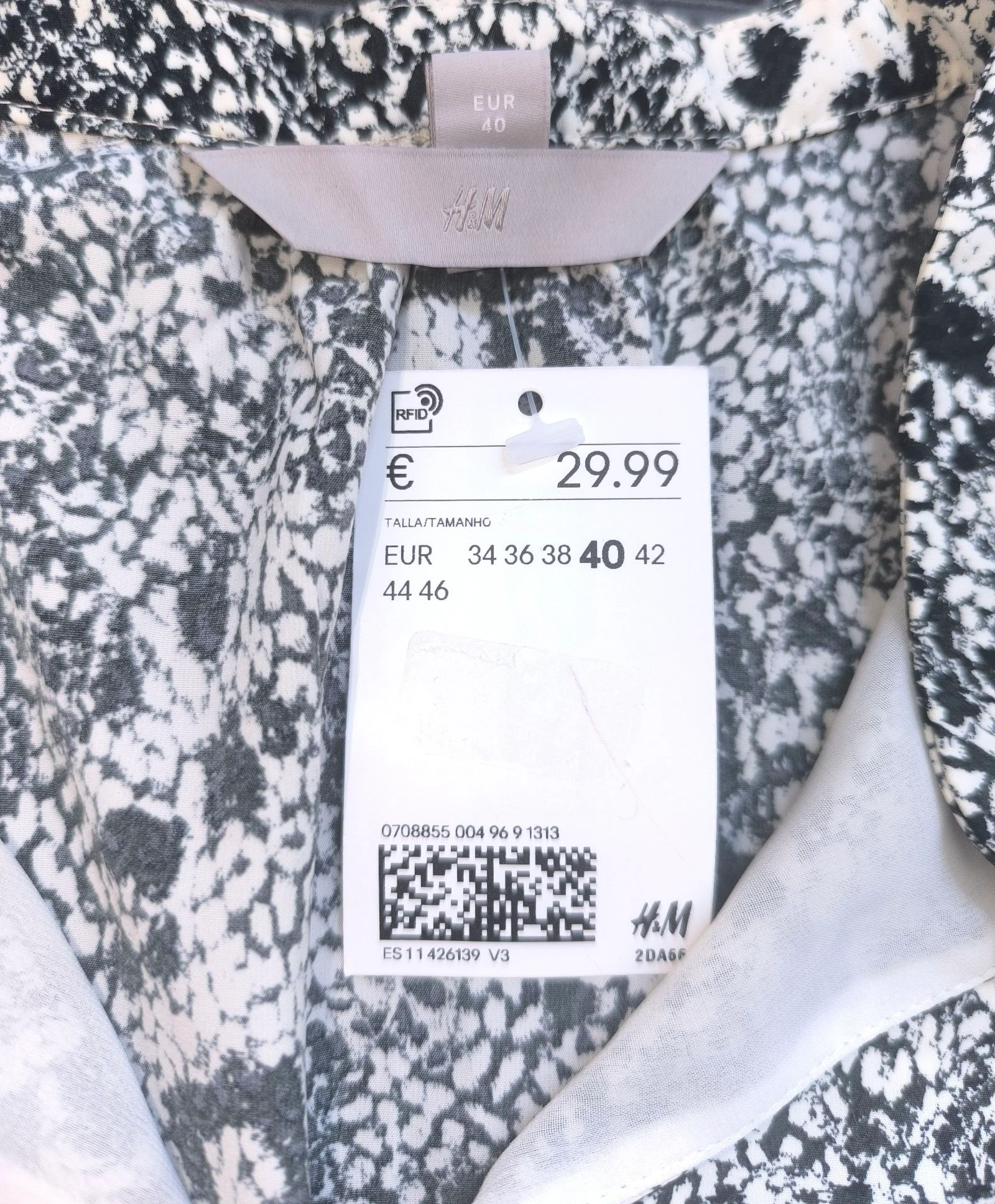 H&M vestido com estampa animal – photo 2
